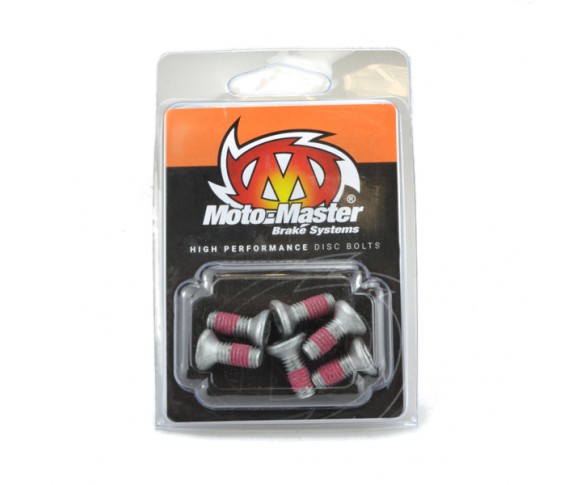 Moto-Master, Skiv Bult M6*12 Försänkt 6st, BAK FRAM, Kawasaki 89-02 KX250, 89-02 KX125, 90-03 KX500, 90-00 KX80, Yamaha 03-25 WR450F/YZ450F, 90-07 WR250, 16-19 WR250, 01-25 WR250F/YZ250F, 08-20 WR250R, 90-25 YZ250, 90-25 YZ125, 02-25 YZ85, 19-25 YZ65, 93-