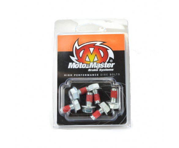 Moto-Master, Skiv bult M6x12 Sexkant 6pcs, BAK FRAM, Yamaha 03-18 WR450F, 03-17 YZ450F, 98-07 WR250, 16 WR250/WR250R, 01-18 WR250F/YZ250F, 98-18 YZ250, 98-18 YZ125, TM 25 EN 450 ES FI 4T/MX 450 ES FI 4T, 06-19 EN 450F/MX 450F, 20 EN 450FI/MX 450FI, 21-24 