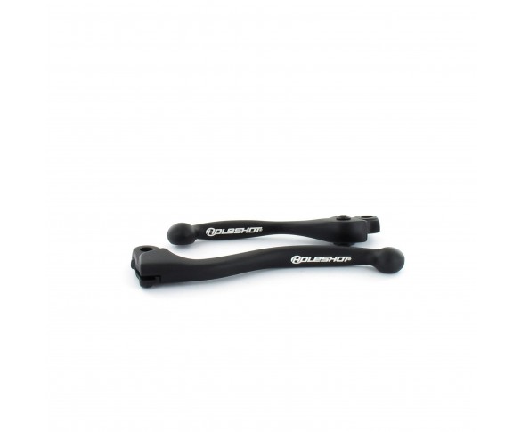 Holeshot, Broms/Kopplingsgrepp Par, SVART, Kawasaki 19-23 KX450, 21-26 KX250, 24-26 KX250X