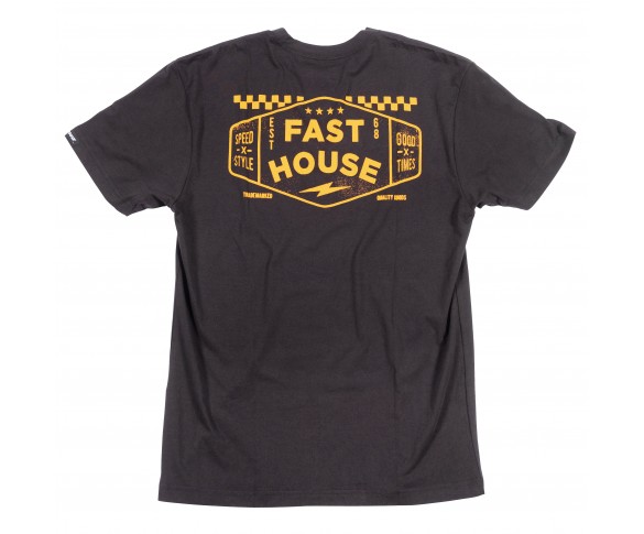 Fasthouse, Station SS Tee, Black, VUXEN, S