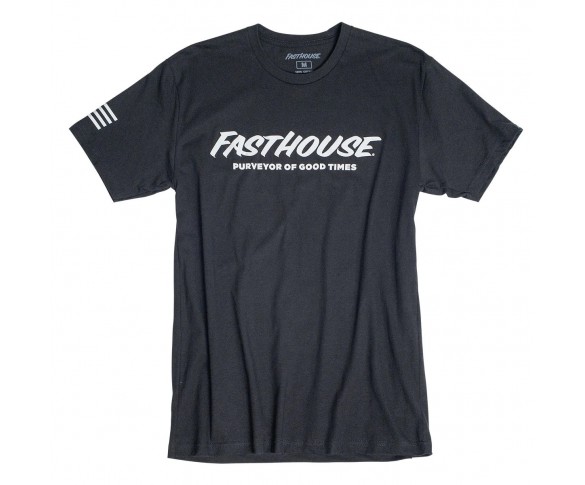 Fasthouse, Logo Tee, Black, VUXEN, M