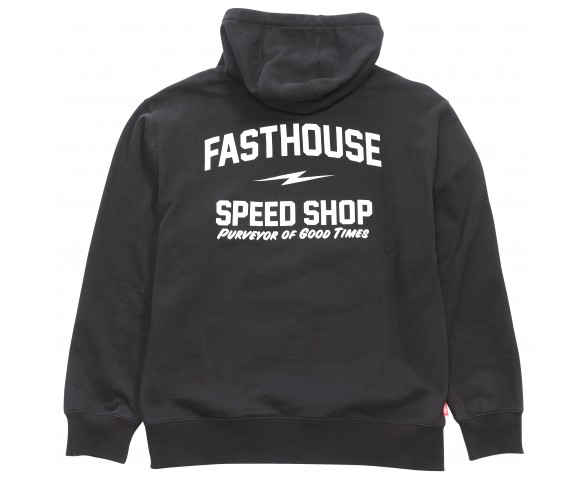 Fasthouse, Purveyor Hooded Pullover, Black - XL, VUXEN, XL