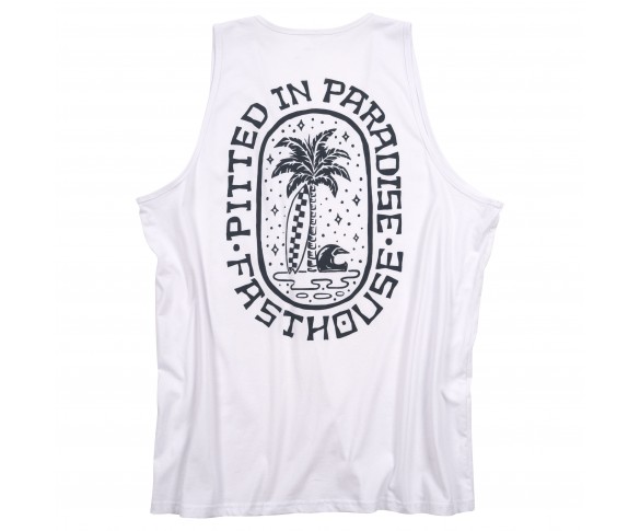 Fasthouse, Palm Tank, White, VUXEN, S