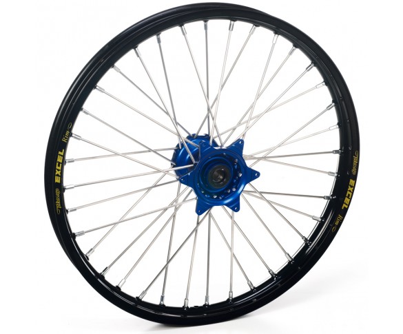 Haan Wheels, Komplett Hjul, 2,50, 18", BAK, SVART BLÅ, Yamaha 19-24 TÉNÉRÉ 700