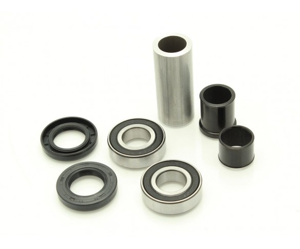 Haan Wheels, Komplett Lager/Distanser/Axel/Packbox Kit, FRAM, Kawasaki 19-25 KX450, 24-25 KX450X, 21-23 KX250