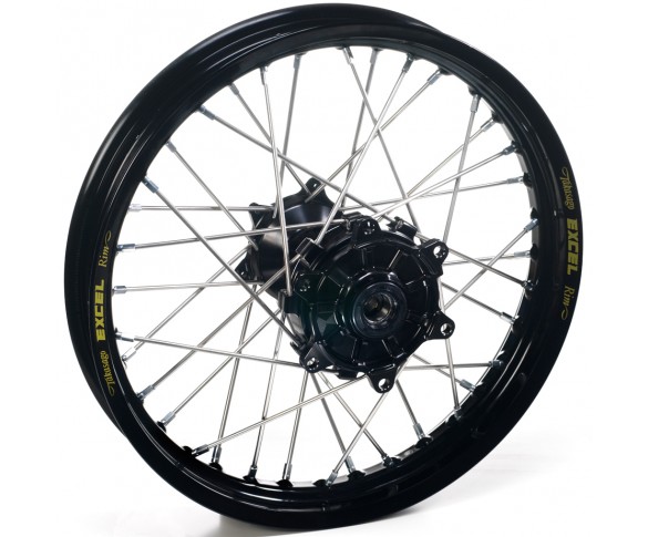Haan Wheels, Komplett Hjul, 2,15, 19", BAK, SVART, KTM 23-25 450 SX-F, 23-25 250 SX/250 SX-F, 23-25 350 SX-F, 23-25 125 SX/300 SX, 25 150 SX, Husqvarna 23-24 FC 450, 25 FC 450 /TC 150/TC 300, 23-25 FC 250/TC 250, 23-25 FC 350, 23-25 TC 125, GasGas 24-25 M