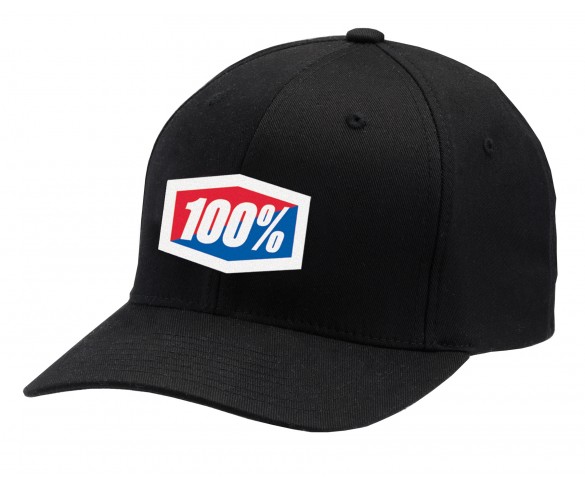 100%, Hat- Flexfit Classic, VUXEN, L XL, SVART