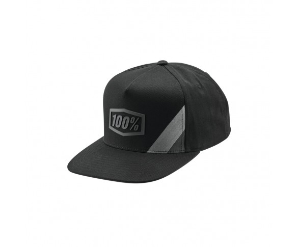 100%, CORNERSTONE Trucker Hat Black/Grey, VUXEN, SVART GRÅ