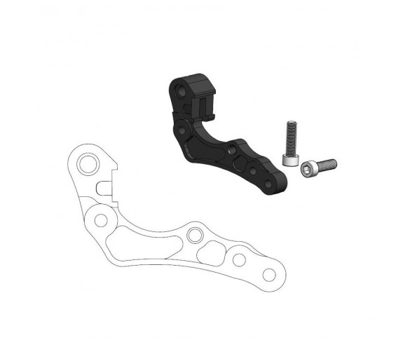 Moto-Master, Adapter till Flame Flytande 260mm skiva, FRAM, SVART, FRAM, SVART, KTM 16-23 450 EXC-F, 09-25 450 SX-F, 10-17 250 EXC/300 EXC, 10-23 250 EXC-F, 09-25 250 SX/250 SX-F, 12-23 350 EXC-F, 11-25 350 SX-F, 10-16 125 EXC/200 EXC, 09-23 125 SX, 25 12