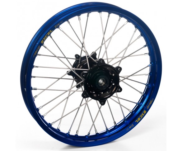 Haan Wheels, Komplett Hjul, 1,85, 16", BAK, BLÅ SVART, Kawasaki 01-25 KX85, 97-00 KX80