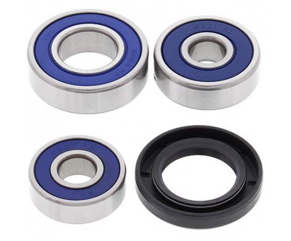 All Balls, Wheel Bearing Kit Rear Kawasaki KLX110 02-18, KLX110L 10-18, Suzuki DR, BAK, Kawasaki 03-09 KLX 110, Suzuki 03-06 DRZ 110