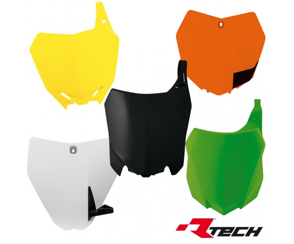 Rtech, Ventilerad nummerplåt, SVART, Suzuki 99-00 RM250, 99-00 RM125