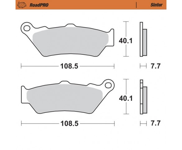 Moto-Master, Bromsbelägg RoadPRO Sinter, FRAM, KTM 03 640 LC4, 07 640 LC4 Enduro, BMW 24-25 F 900 GS Adventure
