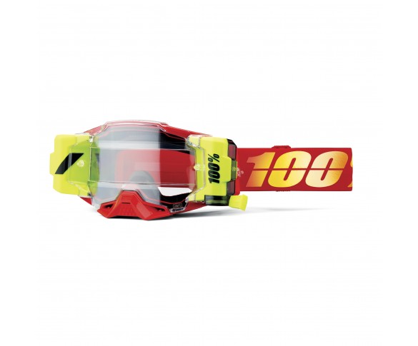 100%, ARMEGA FORECAST Goggle Nuketown - Clear Lens, VUXEN