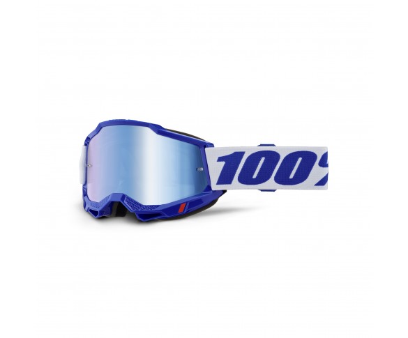 100%, ACCURI 2 Glasögon Blue - Mirror Blue Lens, VUXEN