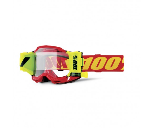 100%, ACCURI 2 FORECAST Glasögon Röd - Clear Lens, VUXEN