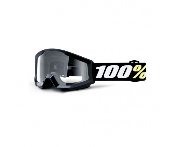 100%, STRATA MINI Black - Clear Lens, BARN