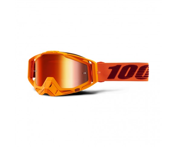 100%, RACECRAFT Goggle Menlo  - Mirror True Gold Lens, VUXEN