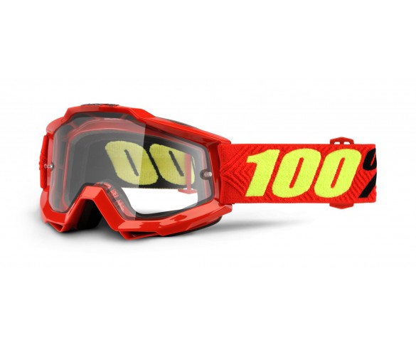 100%, ACCURI ENDURO Saarinen - Clear Vented Dual Lens, VUXEN