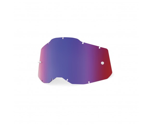 100%, RC2/AC2/ST2 Lins - Mirror Red/Blue, VUXEN