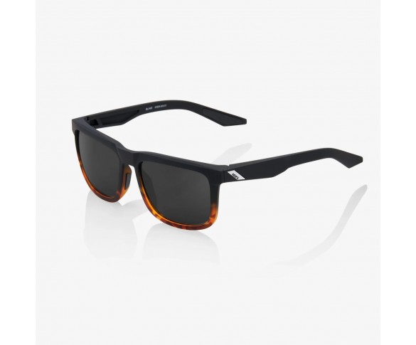 100%, BLAKE - Soft Tact Fade Black / Havana - Black Mirror Lens, VUXEN