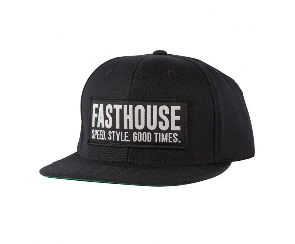 Fasthouse, Blockhouse Hat, Black - OS, VUXEN