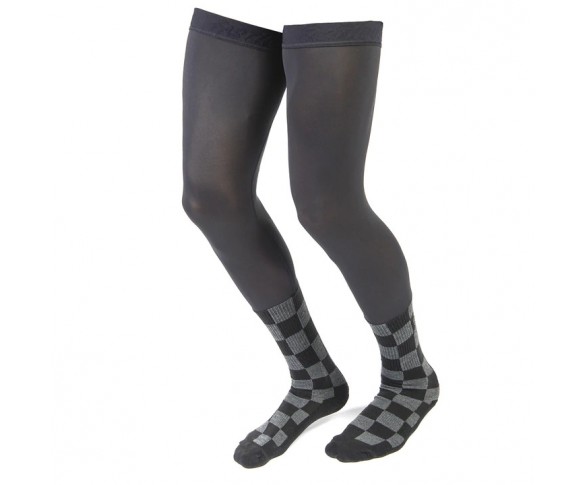 Fasthouse, Legacy Knee Brace Strumpor, VUXEN, S M, SVART