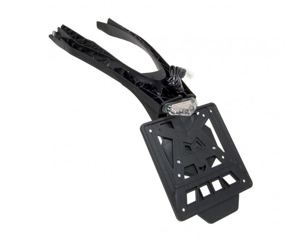 Rtech, Baklampa/bakskärm, Integra Led, avtagbar skylthållare, SVART, GasGas 21-23 EC 250/EC 250F, 21-23 EC 350F/EC 300