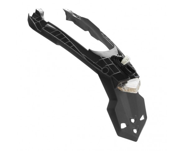 Rtech, Baklampa/bakskärm, Integra Led, avtagbar skylthållare, SVART, KTM 24-25 450 EXC-F, 24-25 250 EXC, 24 250 EXC-F, 25 250 EXC-F, 24-25 350 EXC-F/150 EXC/300 EXC/500 EXC-F