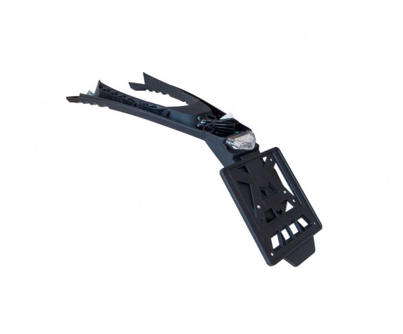 Rtech, Baklampa/bakskärm, Integra Led, avtagbar skylthållare, SVART, GasGas 24-25 EC 250/EC 250F, 24-25 EC 350F/EC 300