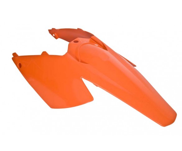 Rtech, Bakskärm/Sidopanel, ORANGE, KTM 04-07 450 EXC-F, 03-06 450 SX-F, 04-07 250 EXC, 07 250 EXC-F, 03-06 250 SX, 04-07 125 EXC/200 EXC/300 EXC/400 EXC/525 EXC, 04-06 125 SX/525 SX