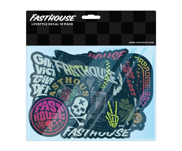 Fasthouse, Summer 24 Decal 10-Pack