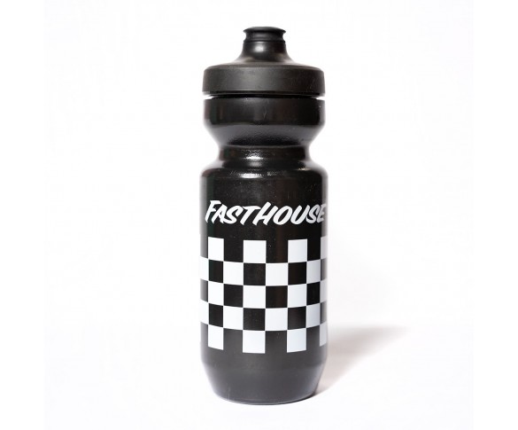 Fasthouse, Checkers Water Bottle, Black