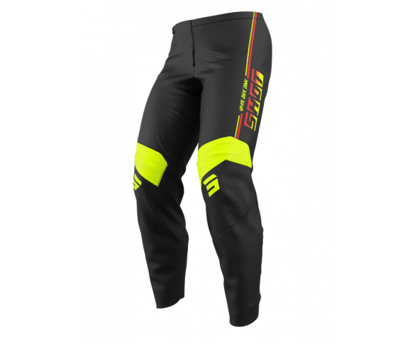 Shot, BYXA DRAW KID BLOCK, BARN, 10/11, NEON SVART GUL