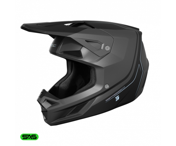 Shot, HJÄLM SPEED FURY GREY, MATT, VUXEN, XS