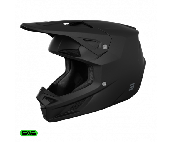 Shot, HJÄLM SPEED SOLID BLACK, MATT, VUXEN, XL