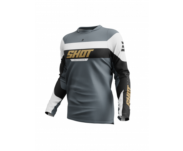 Shot, TRÖJA DEVO LEAGUE, VUXEN, M, SVART GRÅ GULD