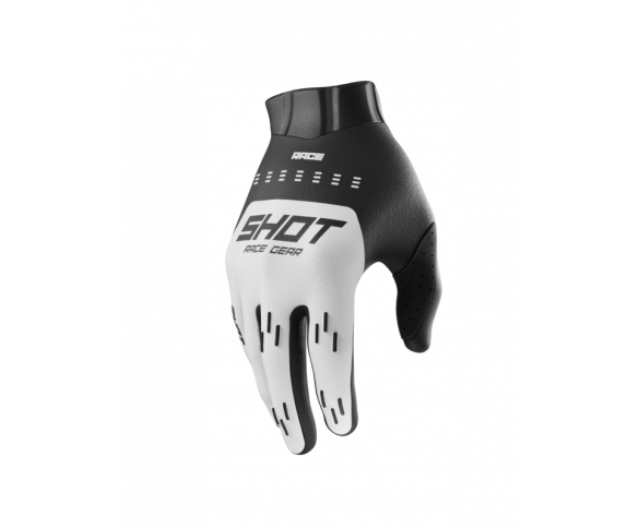 Shot, HANDSKAR RACE KID EVO WHITE, BARN, 12/13