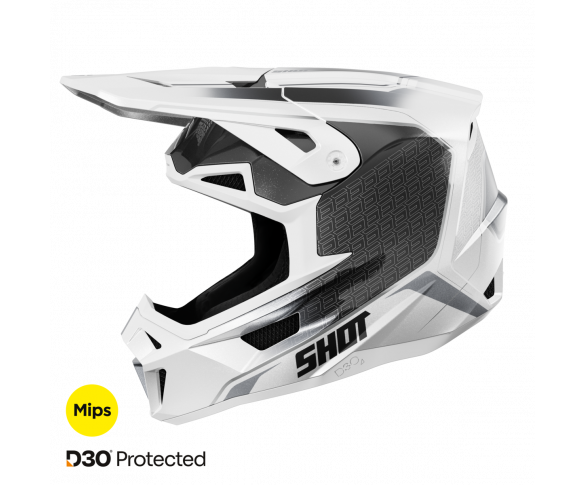 Shot, HJÄLM LITE CHALLENGER BLACK WHITE PEARLY, VUXEN, S