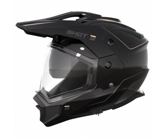 Shot, HJÄLM TREK MAX VISION RALLY BLACK SAND, GLOSSY, VUXEN, S