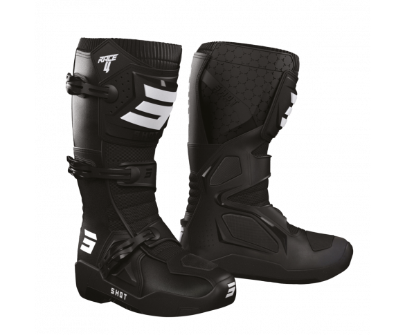 Shot, STÖVLAR RACE 4, VUXEN, 48, SVART
