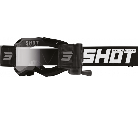 Shot, GLASÖGON ASSAULT 2.0 SOLID BLACK ROLL-OFF, VUXEN