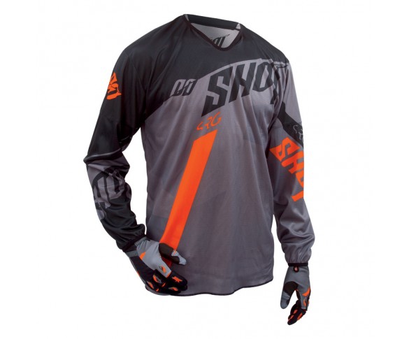 Shot, Tröja Flexor System, VUXEN, M, GRÅ ORANGE