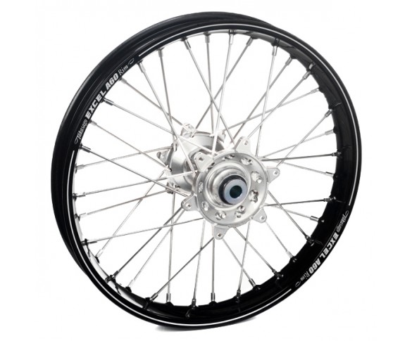 Haan Wheels, Komplett Hjul A60, 2,15, 19", BAK, SVART SILVER, KTM 16-23 450 EXC-F, 13-22 450 SX-F, 18-22 250 EXC TPI/300 EXC TPI, 23 250 EXC/150 EXC/300 EXC, 16-17 250 EXC/300 EXC, 16-23 250 EXC-F, 13-22 250 SX/250 SX-F, 16-23 350 EXC-F, 13-22 350 SX-F, 1