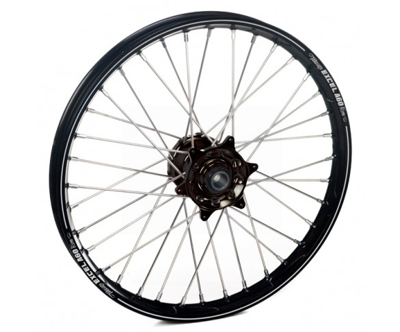 Haan Wheels, Komplett Hjul A60, 1,60, 21", FRAM, SVART, KTM 03-15 450 EXC-F, 03-14 450 SX-F, 03-15 250 EXC/250 EXC-F, 03-14 250 SX/250 SX-F, 10-15 350 EXC-F, 10-14 350 SX-F, 03-15 125 EXC/300 EXC, 03-14 125 SX, 07-08 144 SX, 09-14 150 SX, 04-15 200 EXC, 0