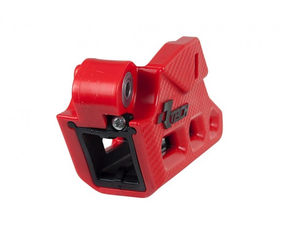 Rtech, Kedjestyrare Monoblock R2.0 WORX, SVART RÖD, BETA 13-14 RR 450 4T Enduro/RR 400 4T Enduro/RR 498 4T Enduro, 24 RX 450 4T, 23 RR 250 2S, 24 RR 250 2T, 13-19 RR 250 2T Enduro, 20-22 RR 250 2T/XTRAINER 250 2T/RR 200 2T/RR 300 2T, 25-26 RR X-PRO 250 2T