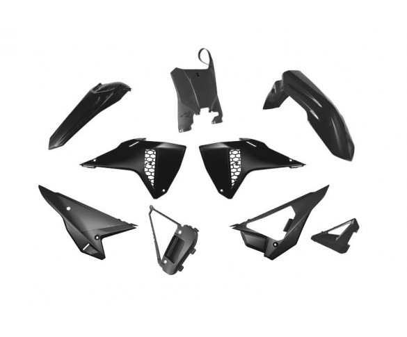 Rtech, Plastkit, SVART, Honda 25 CRF450R, 25 CRF250R