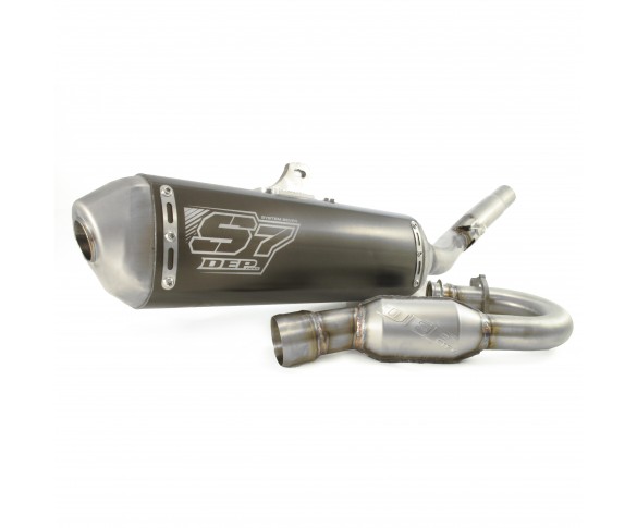 DEP, S7 Avgassystem 4-Takt, Komplett, Kawasaki 21-24 KX250