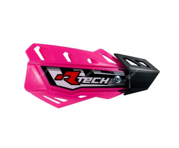 Rtech, Handskydd FLX inkl universal fäste, NEON ROSA