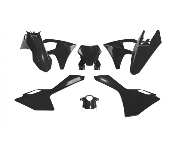 Rtech, Plastkit, SVART, GasGas 24-25 MC 450F, 24-25 MC 250/MC 250F, 24-25 MC 350F, 24-25 MC 125, 25 MC 150/MC 300